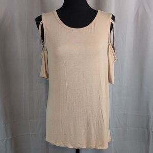 Pink Lily Relaxed Cut Out Tank Top